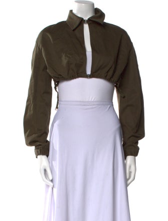 Dion Lee Long Sleeve Crop Top