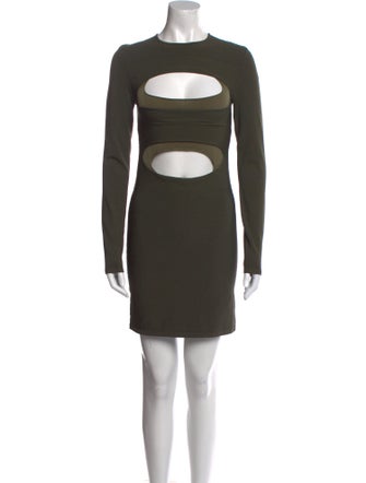 Dion Lee Crew Neck Mini Dress