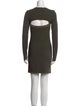 Dion Lee Crew Neck Mini Dress
