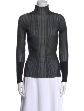 Dion Lee Mock Neck Long Sleeve Top