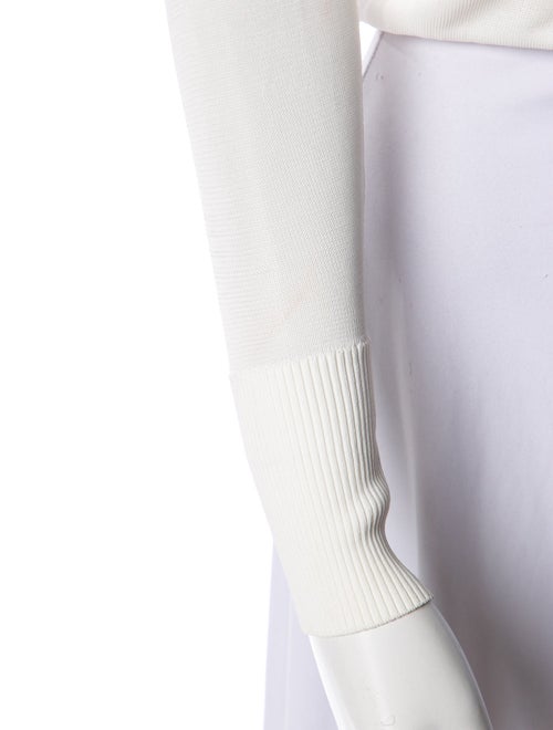 Dion Lee V-Neck Long Sleeve Crop Top