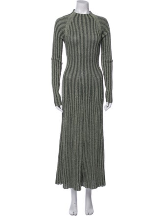 Dion Lee Striped Long Dress