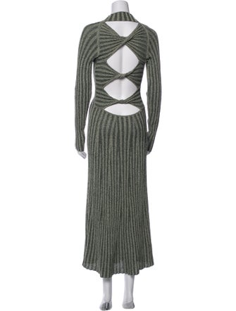 Dion Lee Striped Long Dress