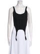 Dion Lee Scoop Neck Sleeveless Crop Top