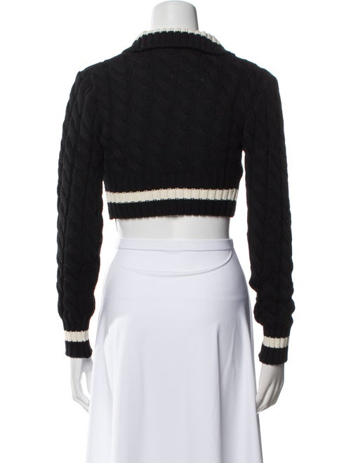 Dion Lee Striped V-Neck Sweater