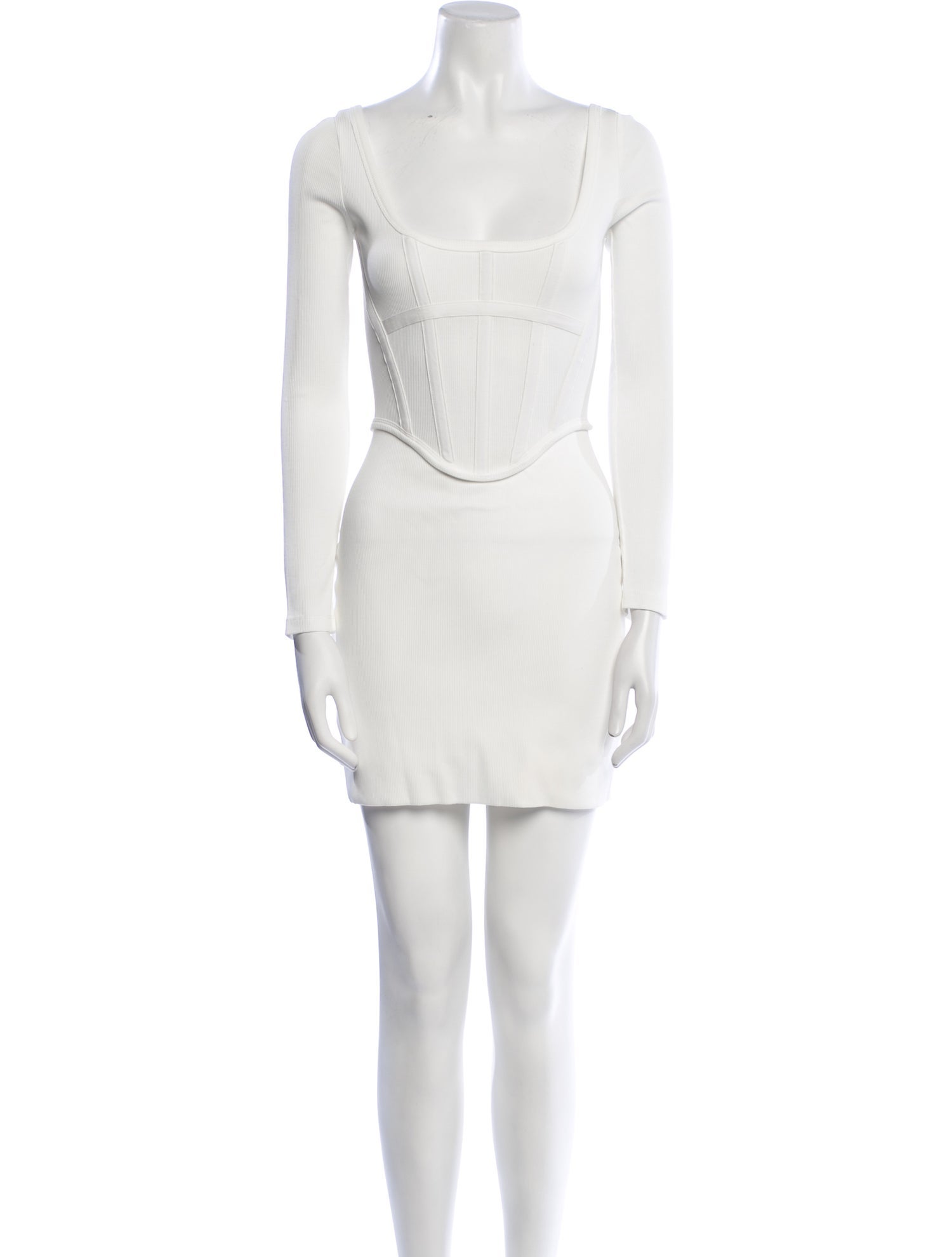 Dion Lee Scoop Neck Mini Dress