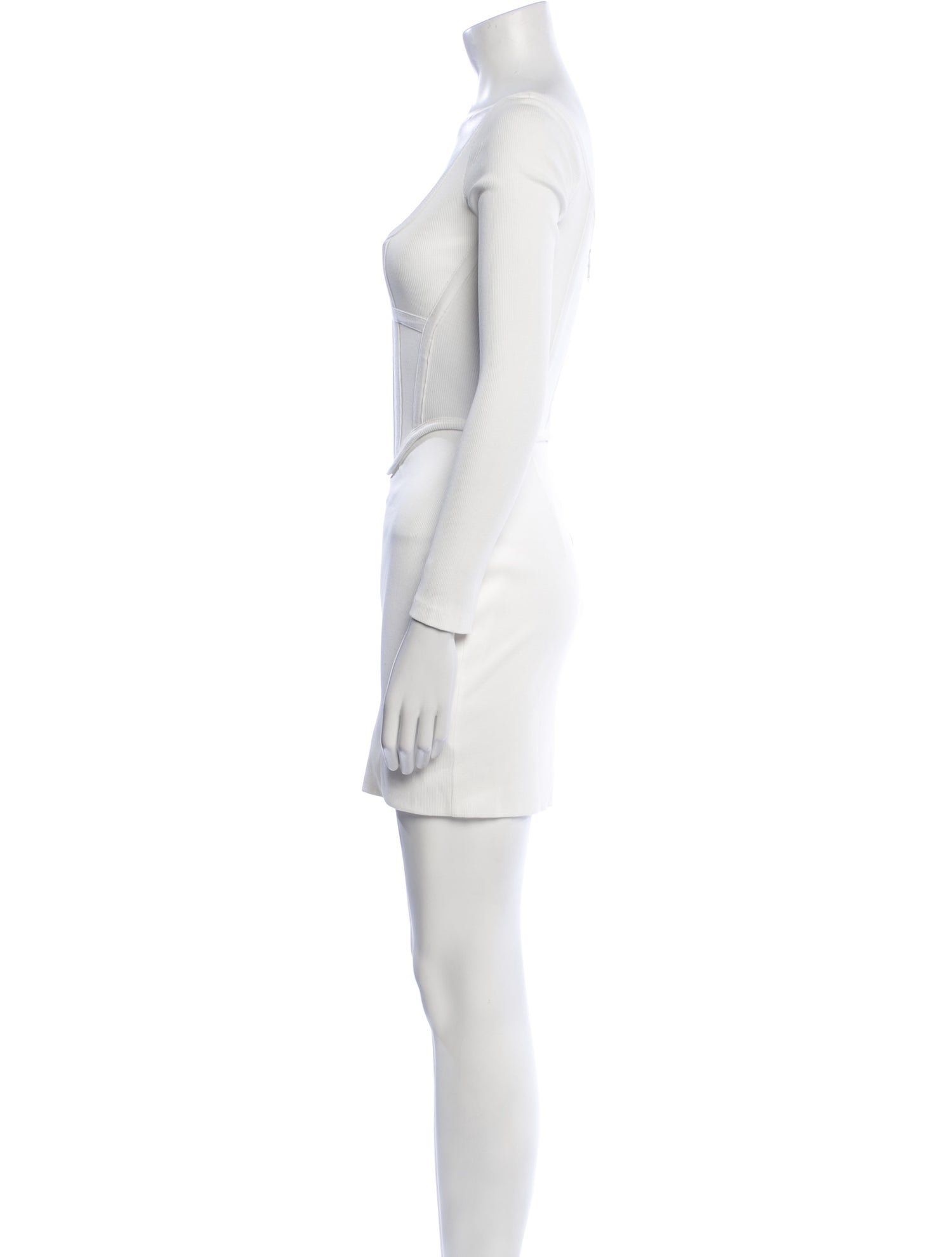 Dion Lee Scoop Neck Mini Dress