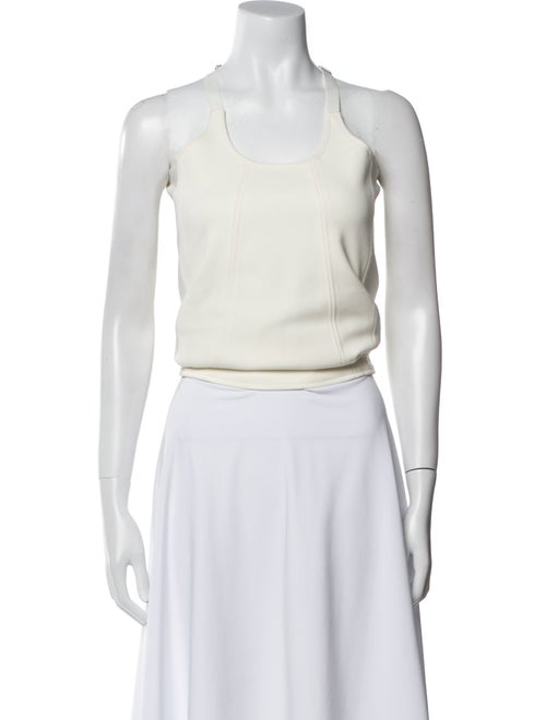 Dion Lee Scoop Neck Sleeveless Crop Top
