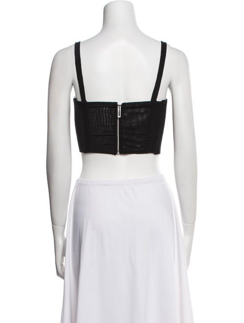 Dion Lee V-Neck Sleeveless Crop Top