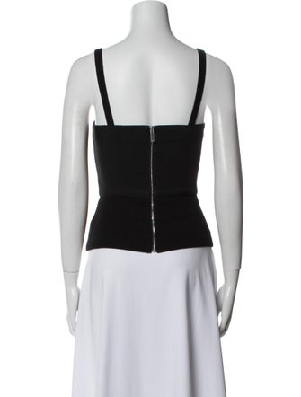 Dion Lee Scoop Neck Sleeveless Crop Top