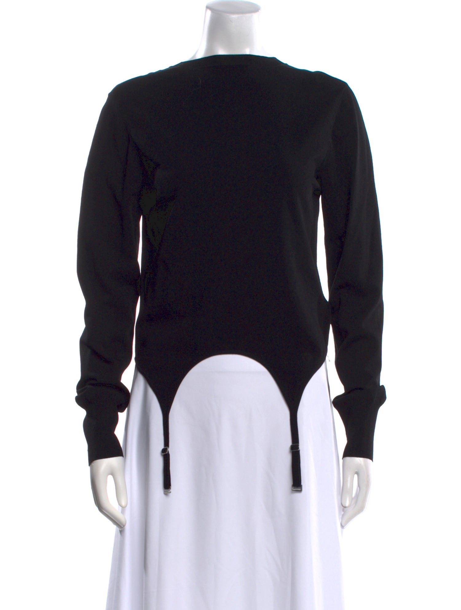 Dion Lee Bateau Neckline Long Sleeve Bodysuit