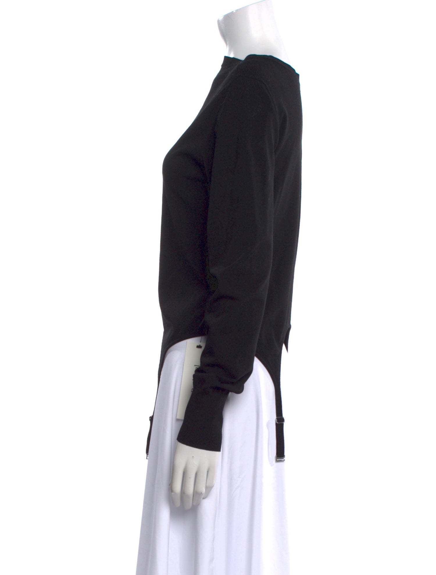 Dion Lee Bateau Neckline Long Sleeve Bodysuit