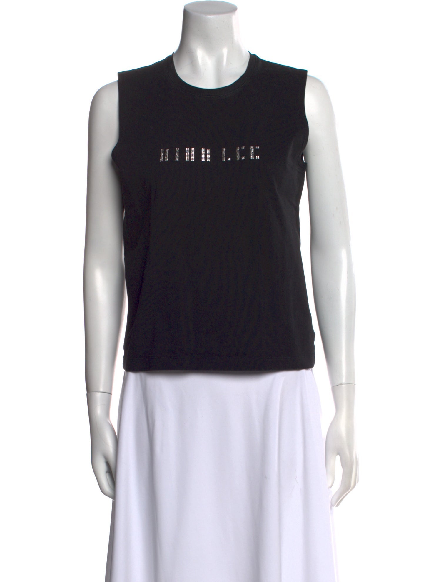 Dion Lee Graphic Print Crew Neck Top