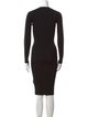 Dion Lee Merino Wool Midi Length Dress
