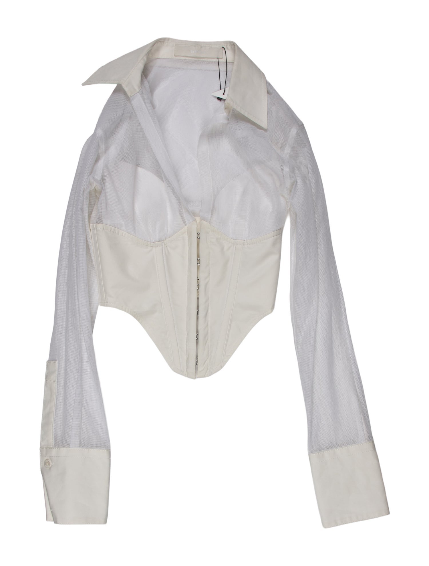 Dion Lee Long Sleeve Crop Top