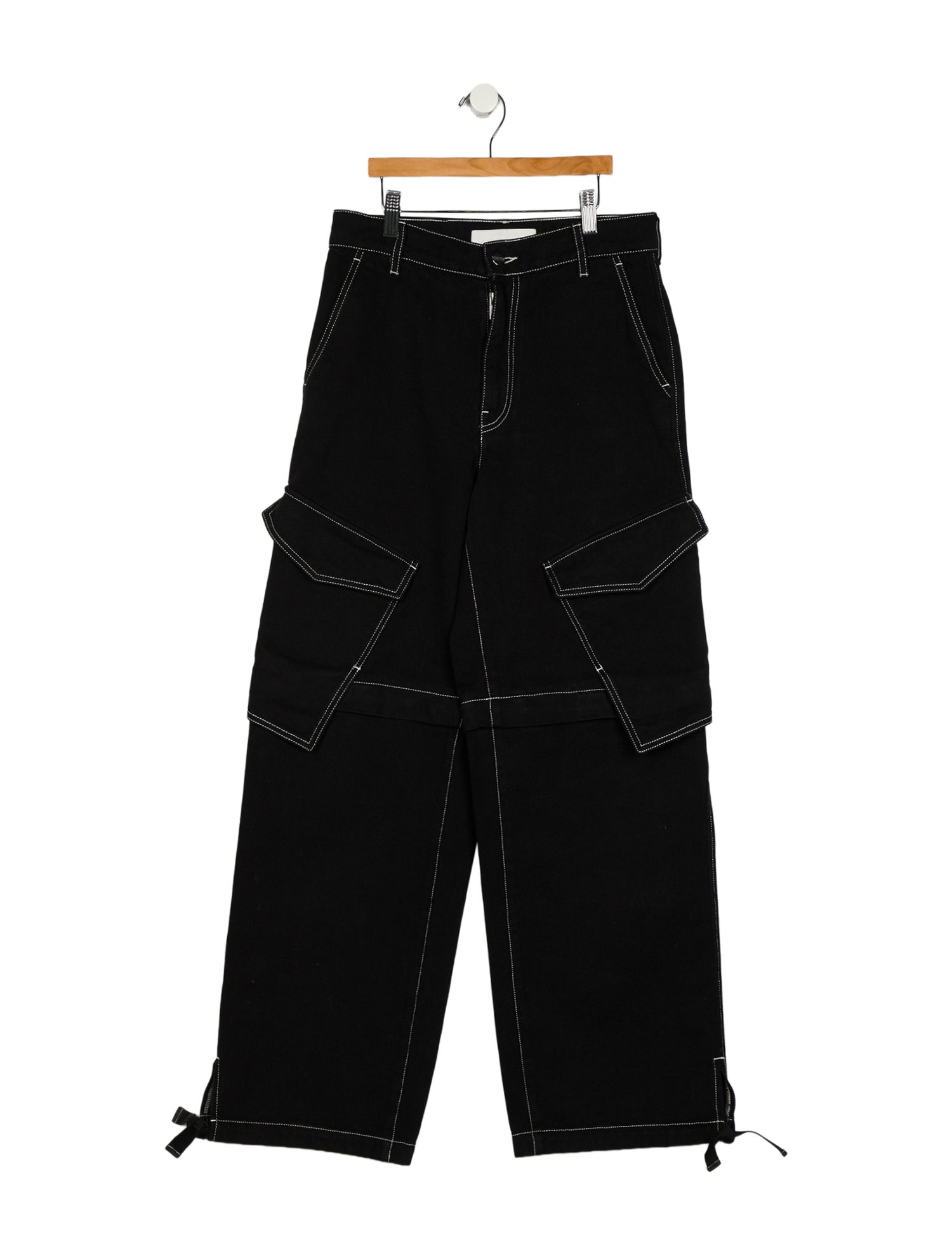 Dion Lee High-Rise Wide Leg Jeans