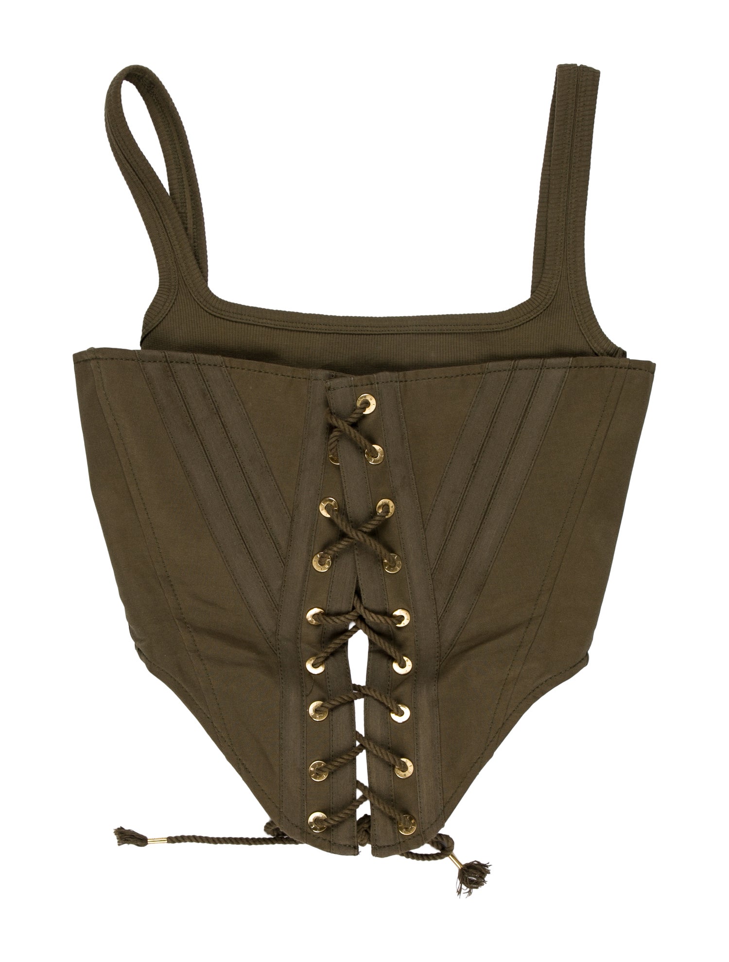 Dion Lee Square Neckline Sleeveless Top