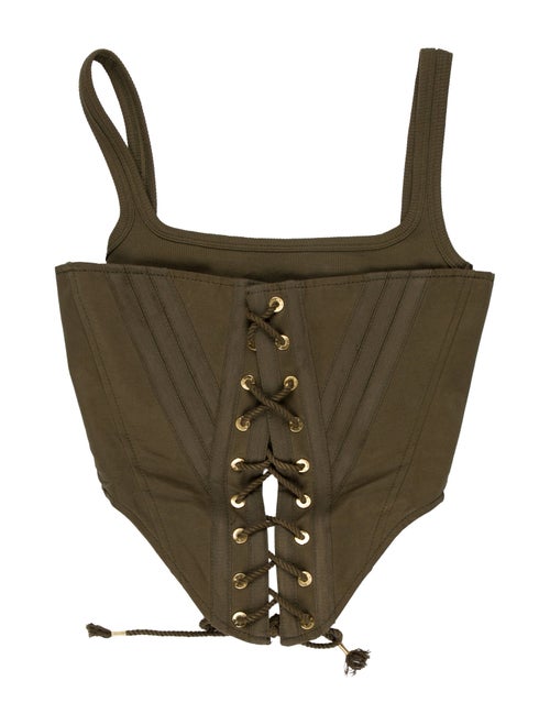 Dion Lee Square Neckline Sleeveless Top