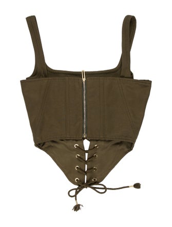 Dion Lee Square Neckline Sleeveless Top