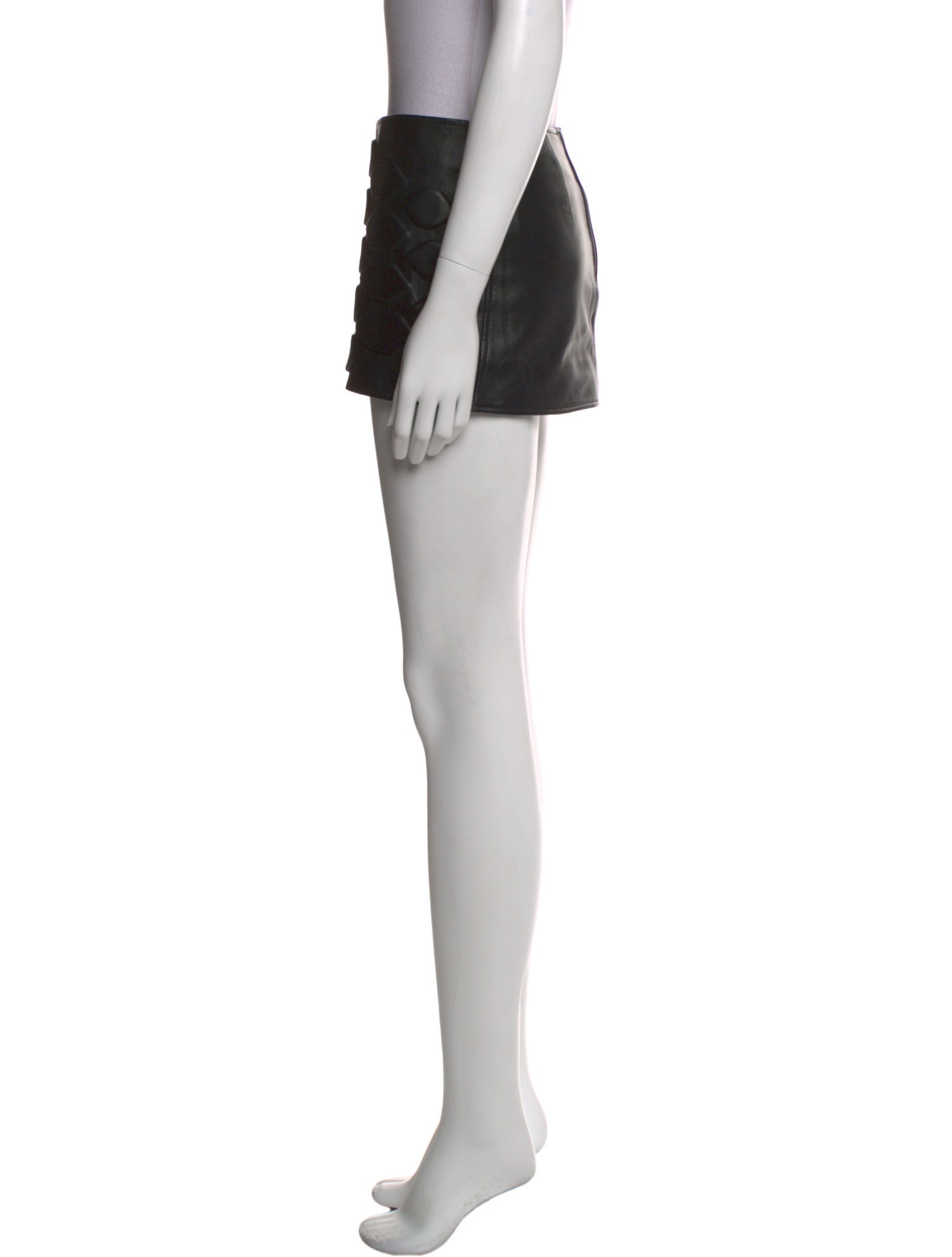 Dion Lee Leather Mini Skirt