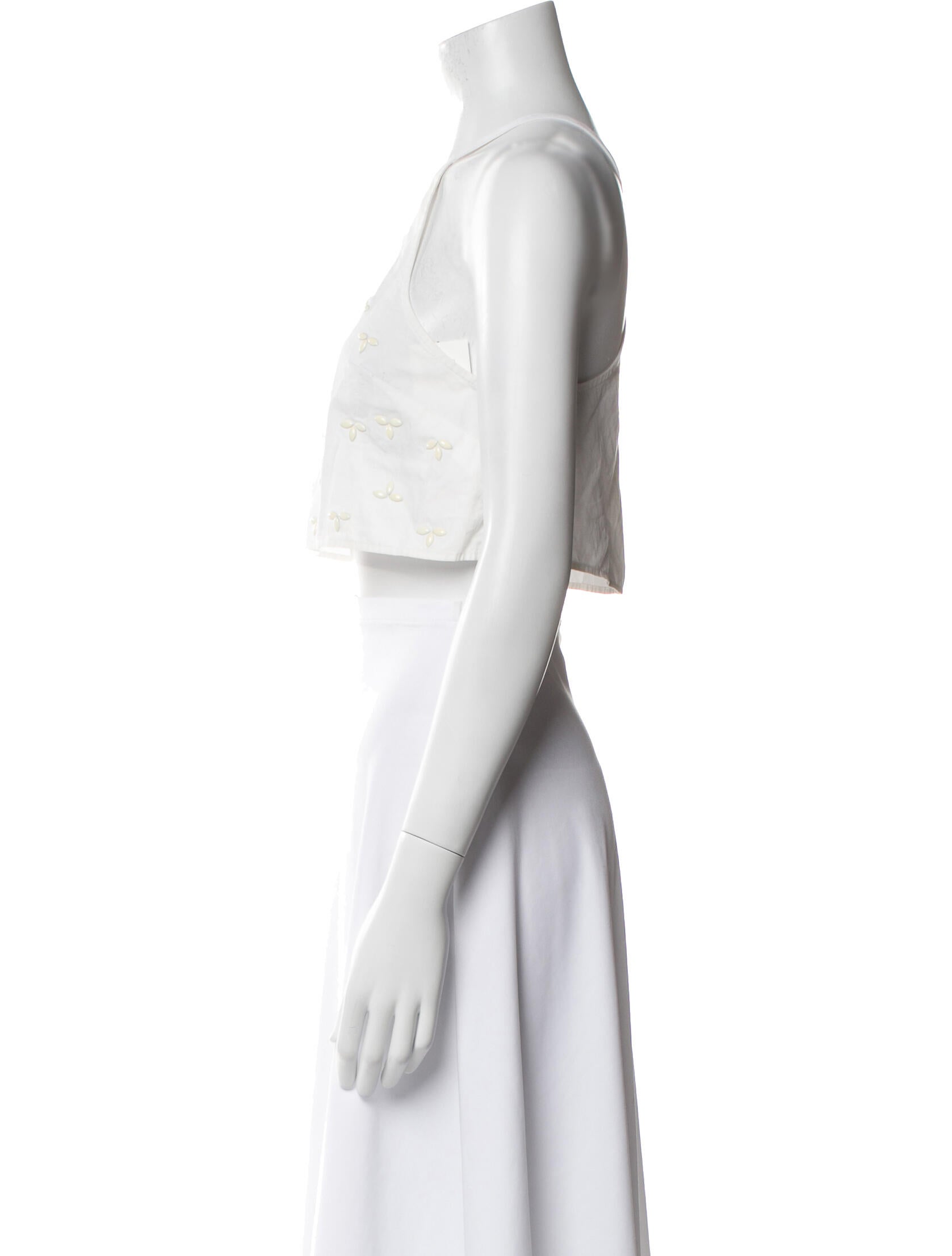 Dion Lee Halterneck Sleeveless Crop Top