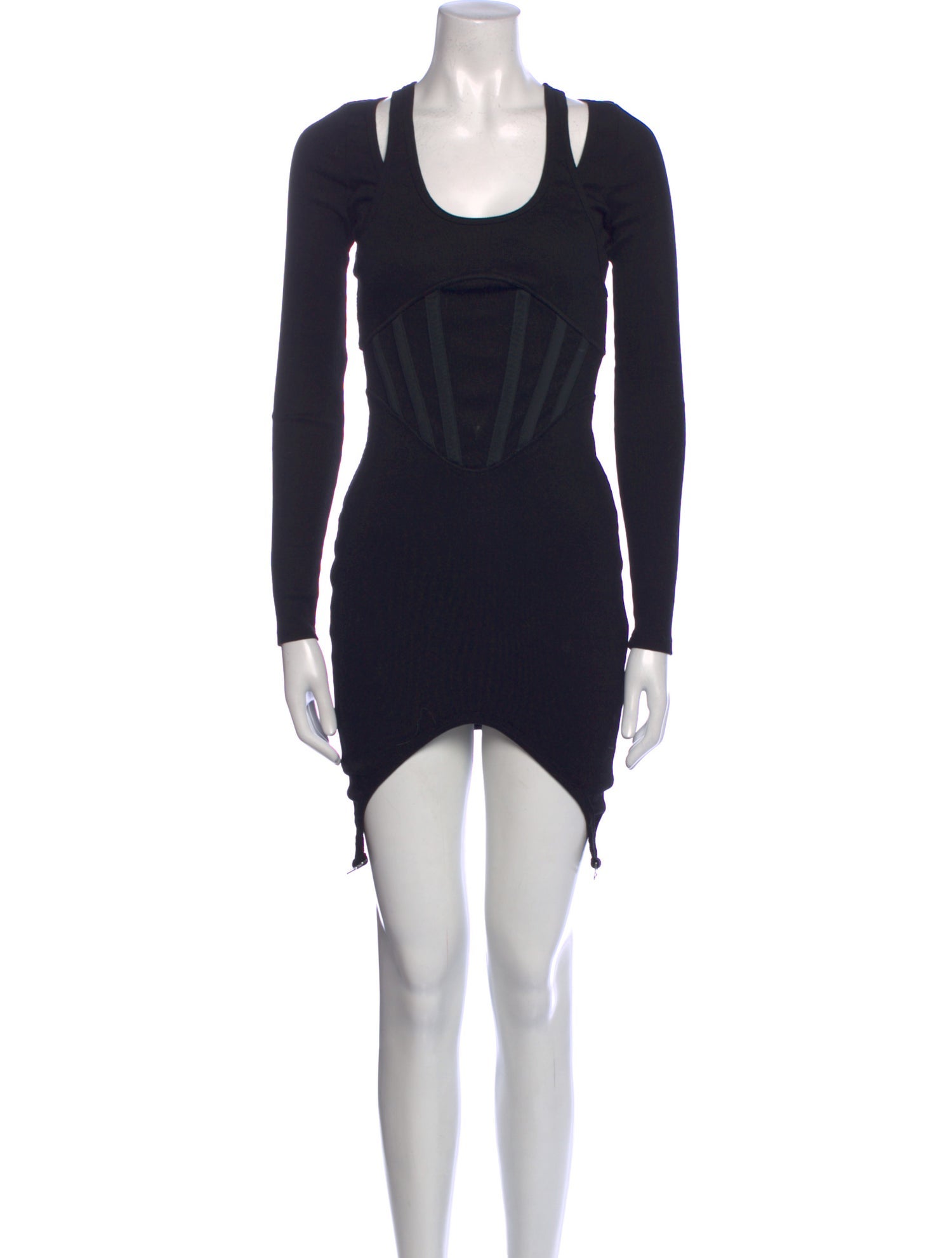 Dion Lee Scoop Neck Mini Dress