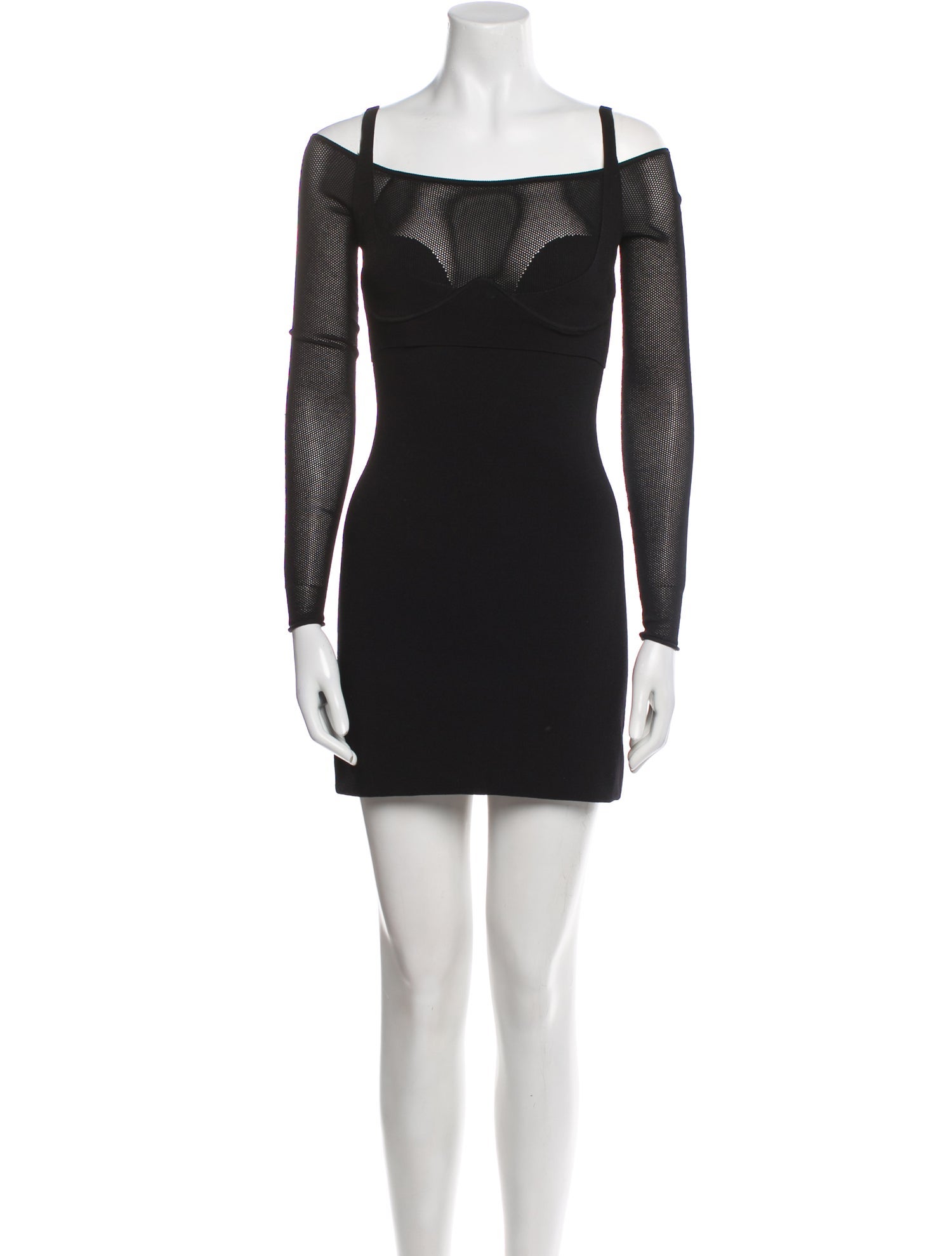 Dion Lee Square Neckline Mini Dress