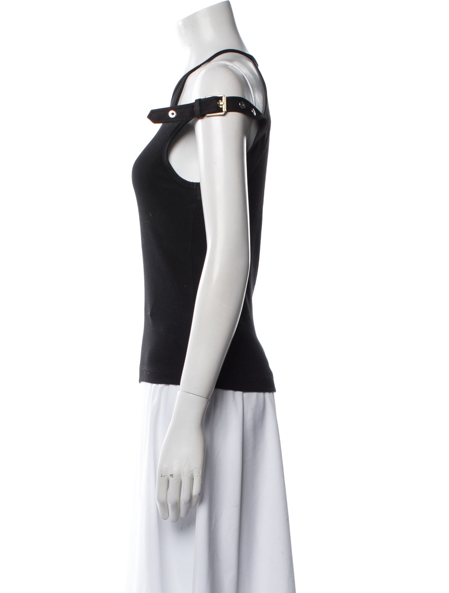 Dion Lee Scoop Neck Short Sleeve Top