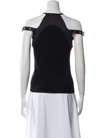 Dion Lee Scoop Neck Short Sleeve Top