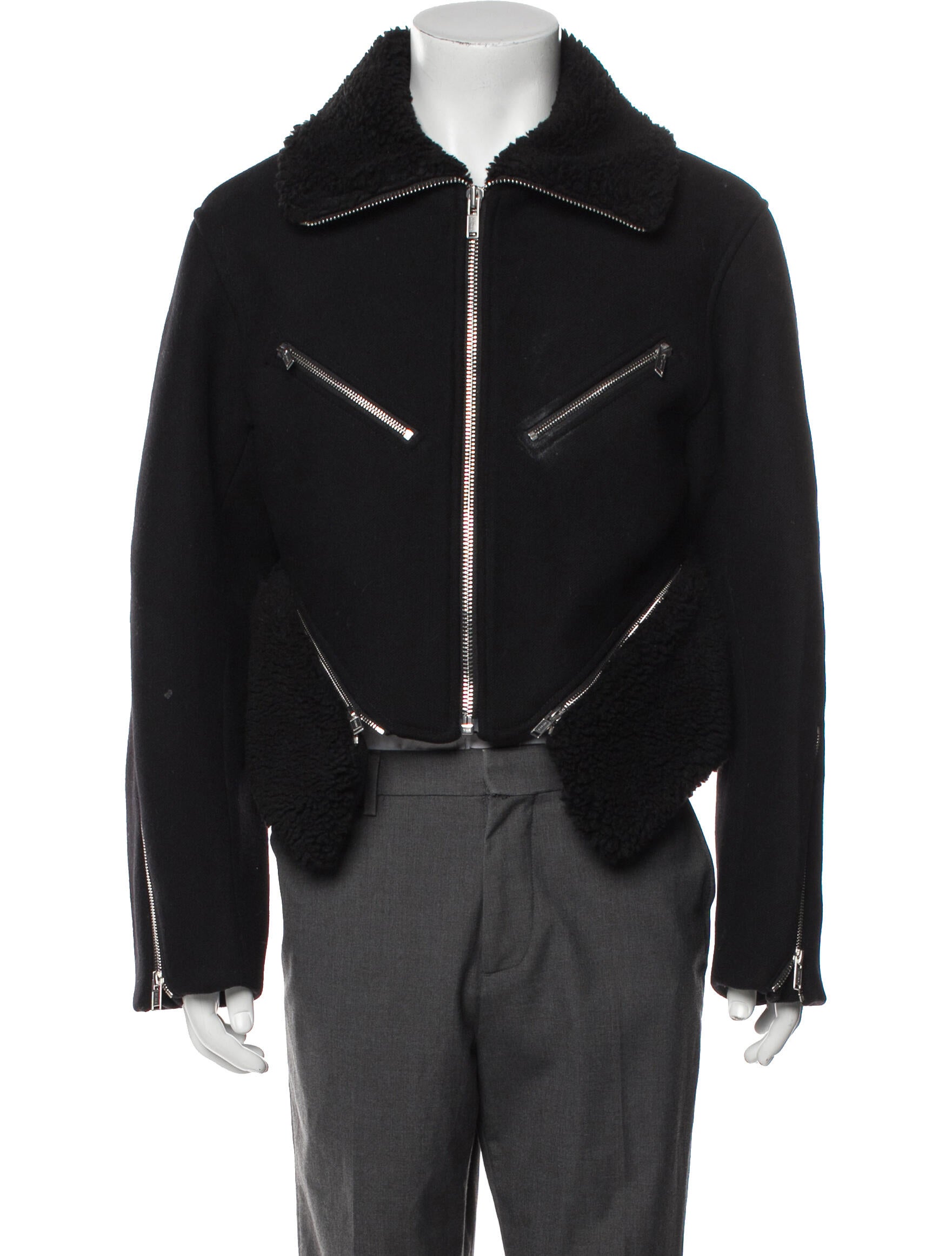 Dion Lee Wool Moto Jacket