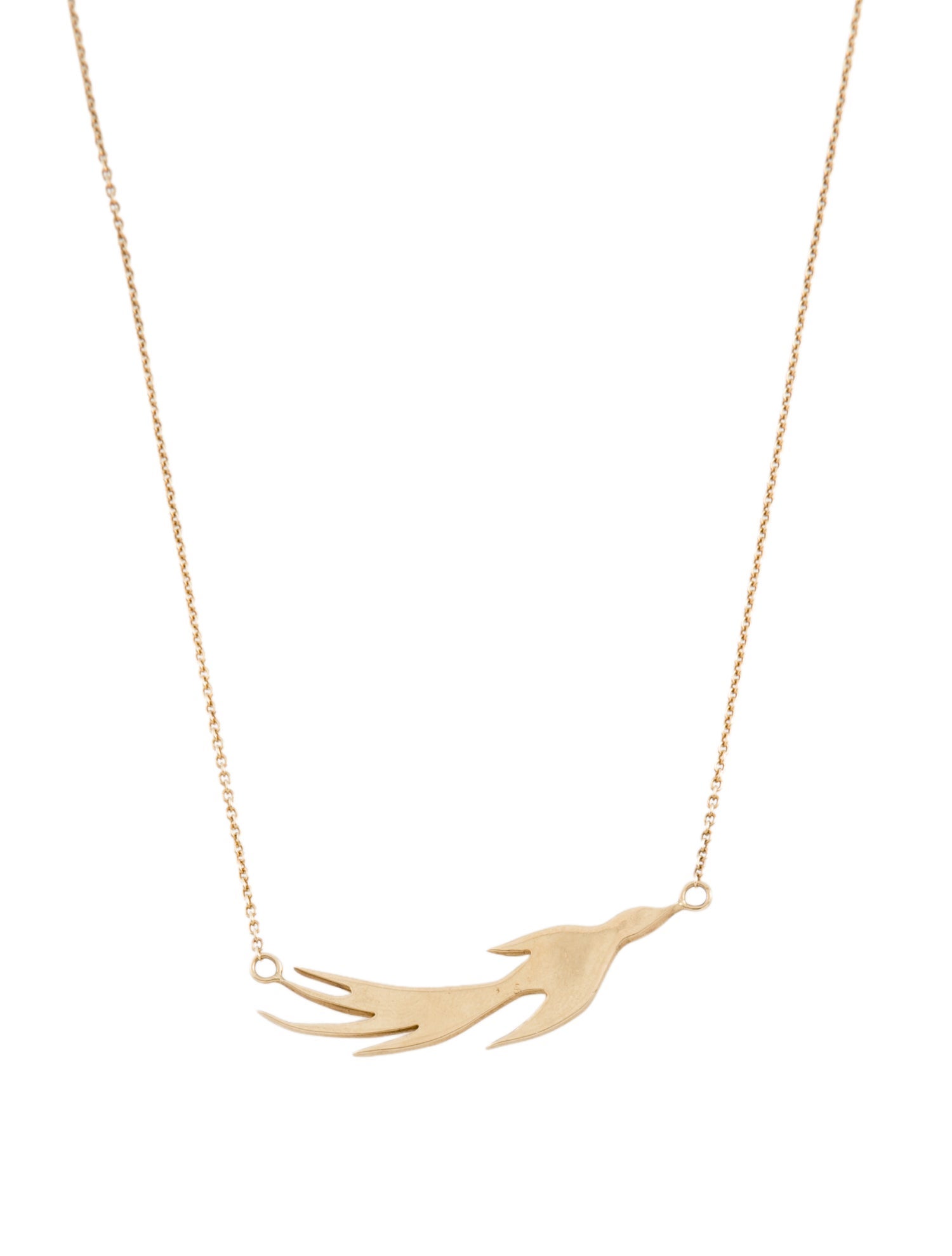 Danielle Gerber 14K Diamond Phoenix Pendant Necklace