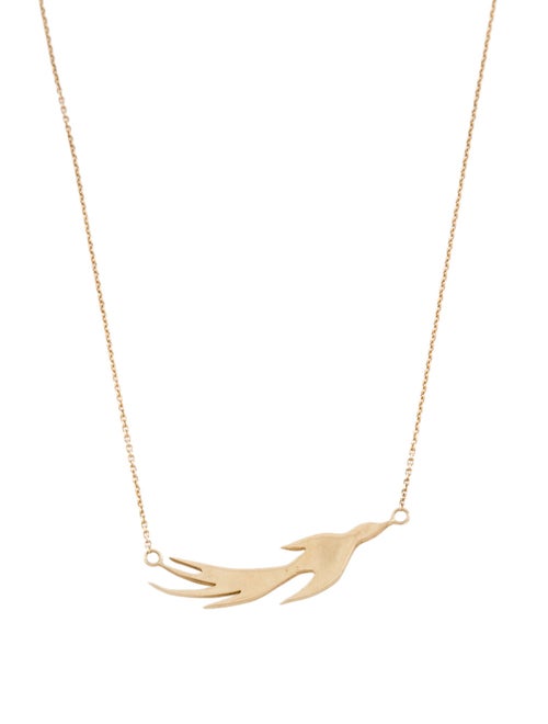 Danielle Gerber 14K Diamond Phoenix Pendant Necklace