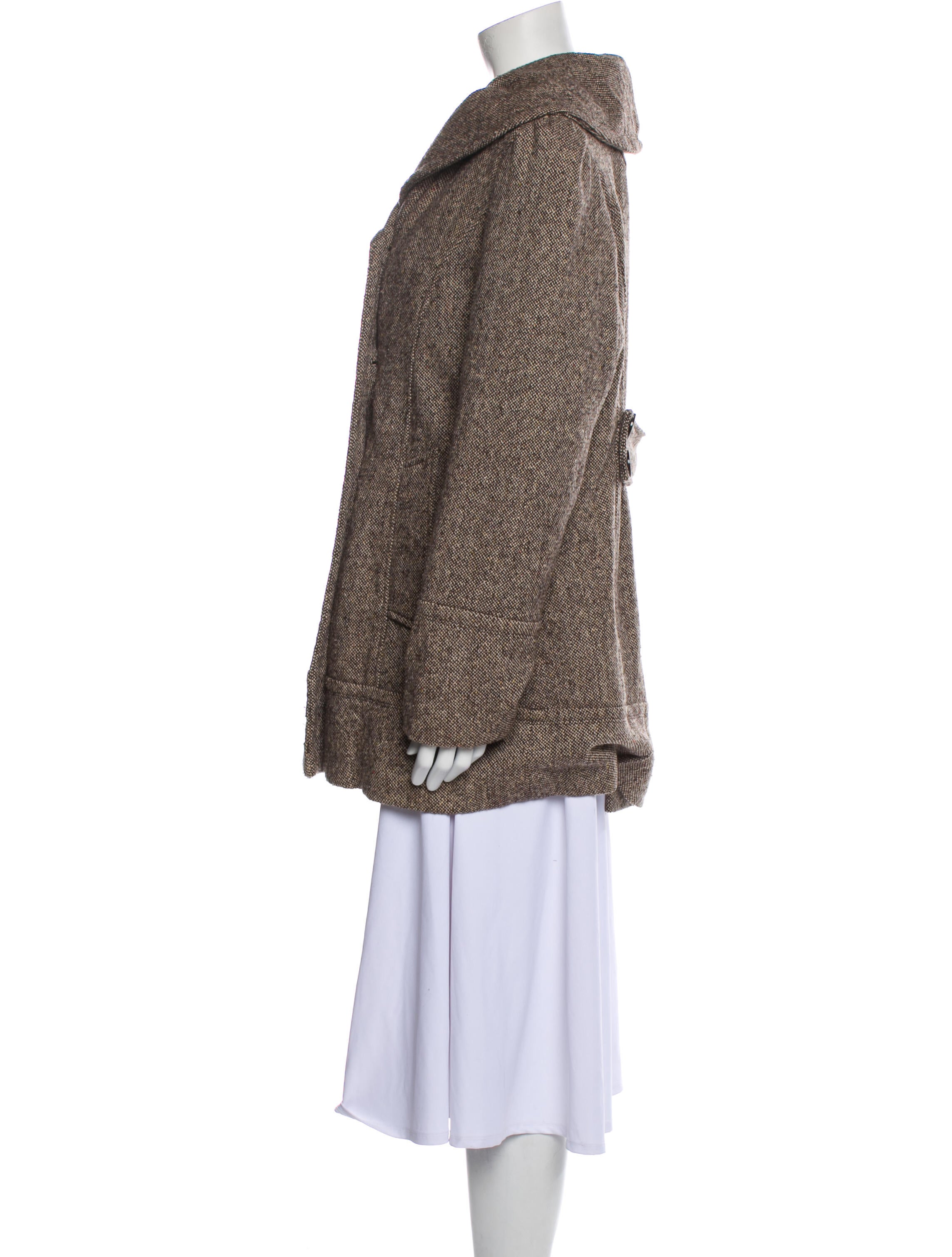 Donnybrook Tweed Pattern Peacoat