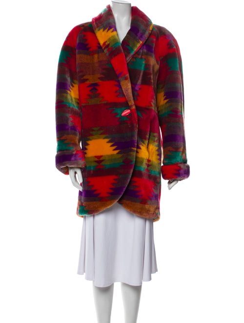 Donnybrook Printed Faux Fur Coat