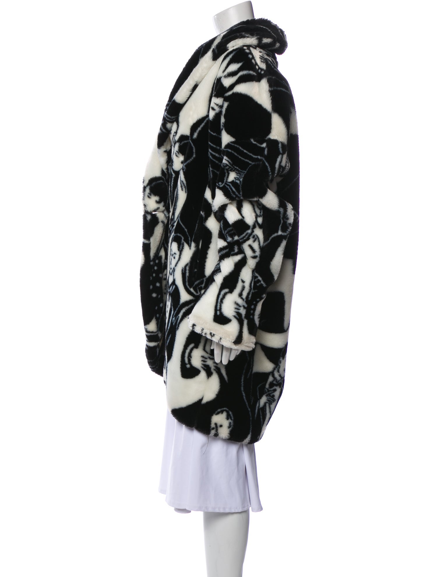 Donnybrook Faux Fur Animal Print Faux Fur Coat