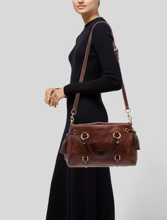 Dooney & Bourke Leather Top Handle Bag