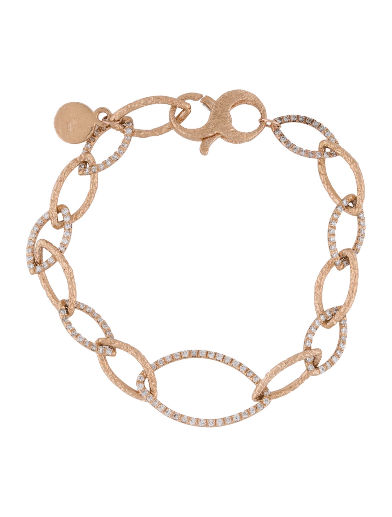 Dominique Cohen 18K Diamond Alternating Link Bracelet