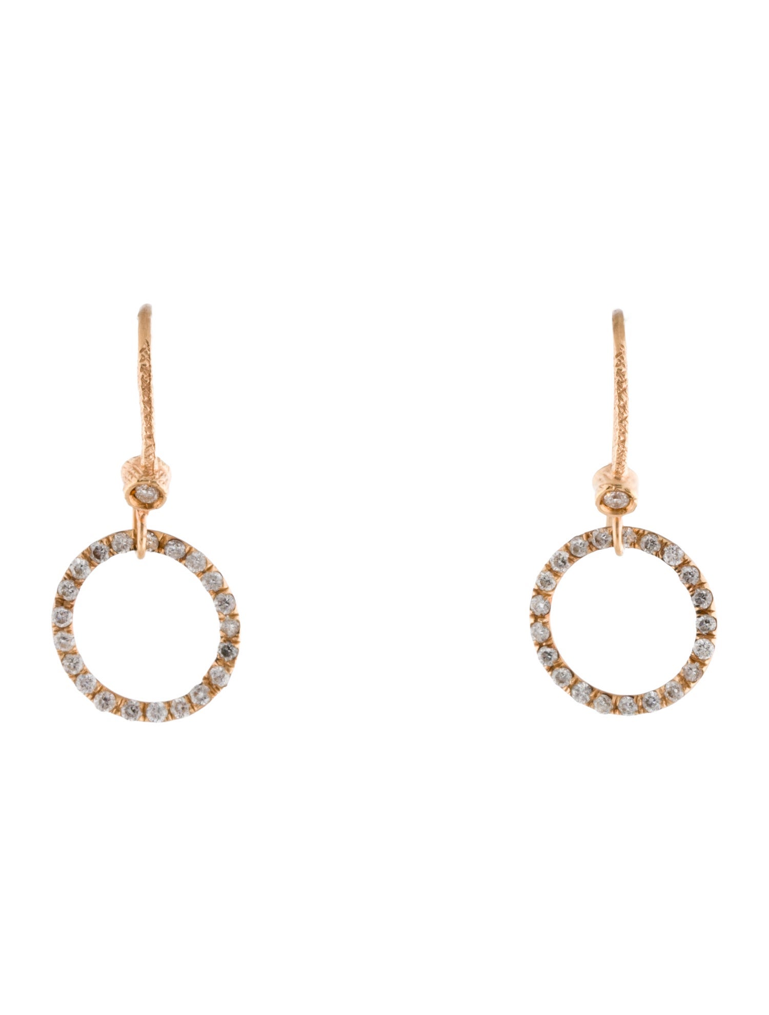 Dominique Cohen 18K Diamond Drop Earrings