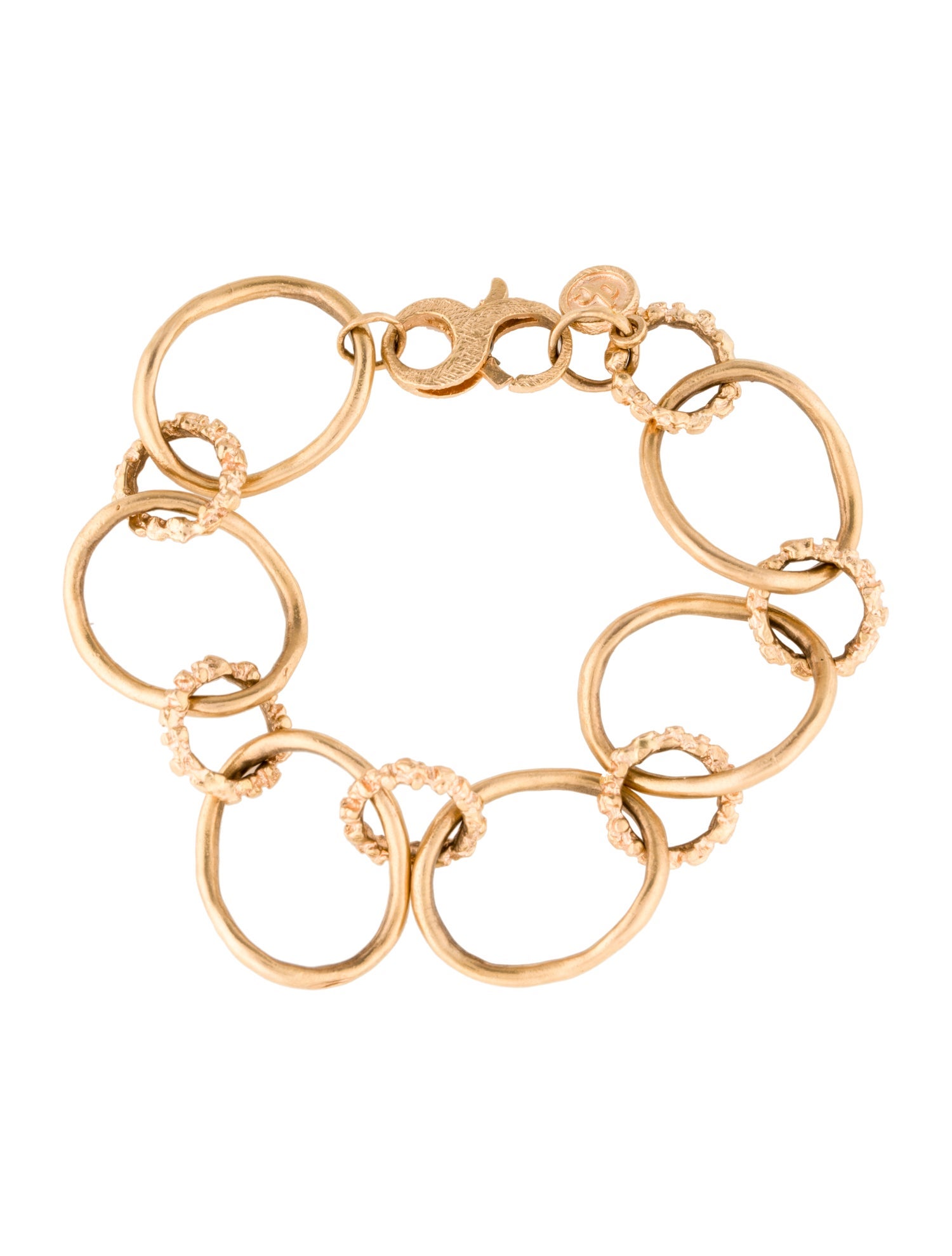 Dominique Cohen 18K Buddha Link Bracelet