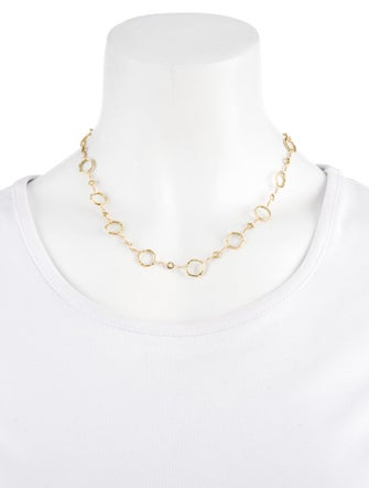 Dominique Cohen 18K Basic Hex Chain Necklace