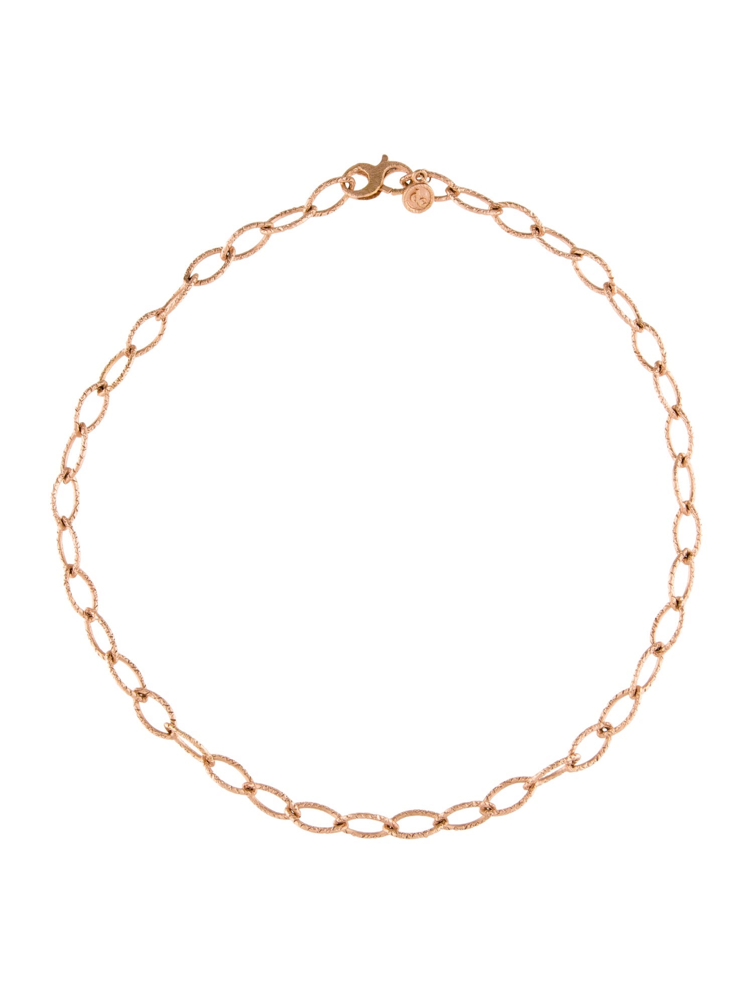 Dominique Cohen 18K Navette Link Chain Necklace