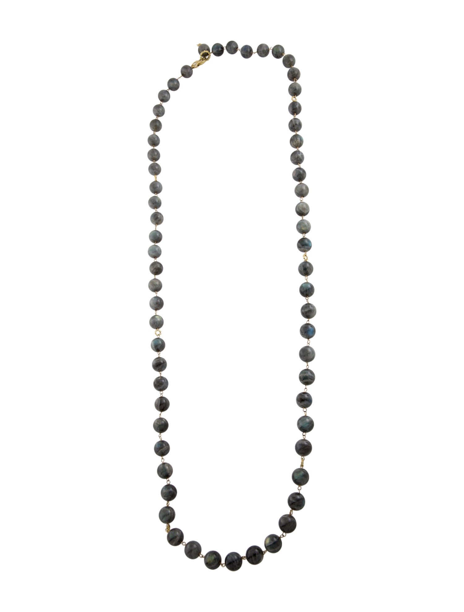 Dominique Cohen 18K Labradorite Bead Necklace