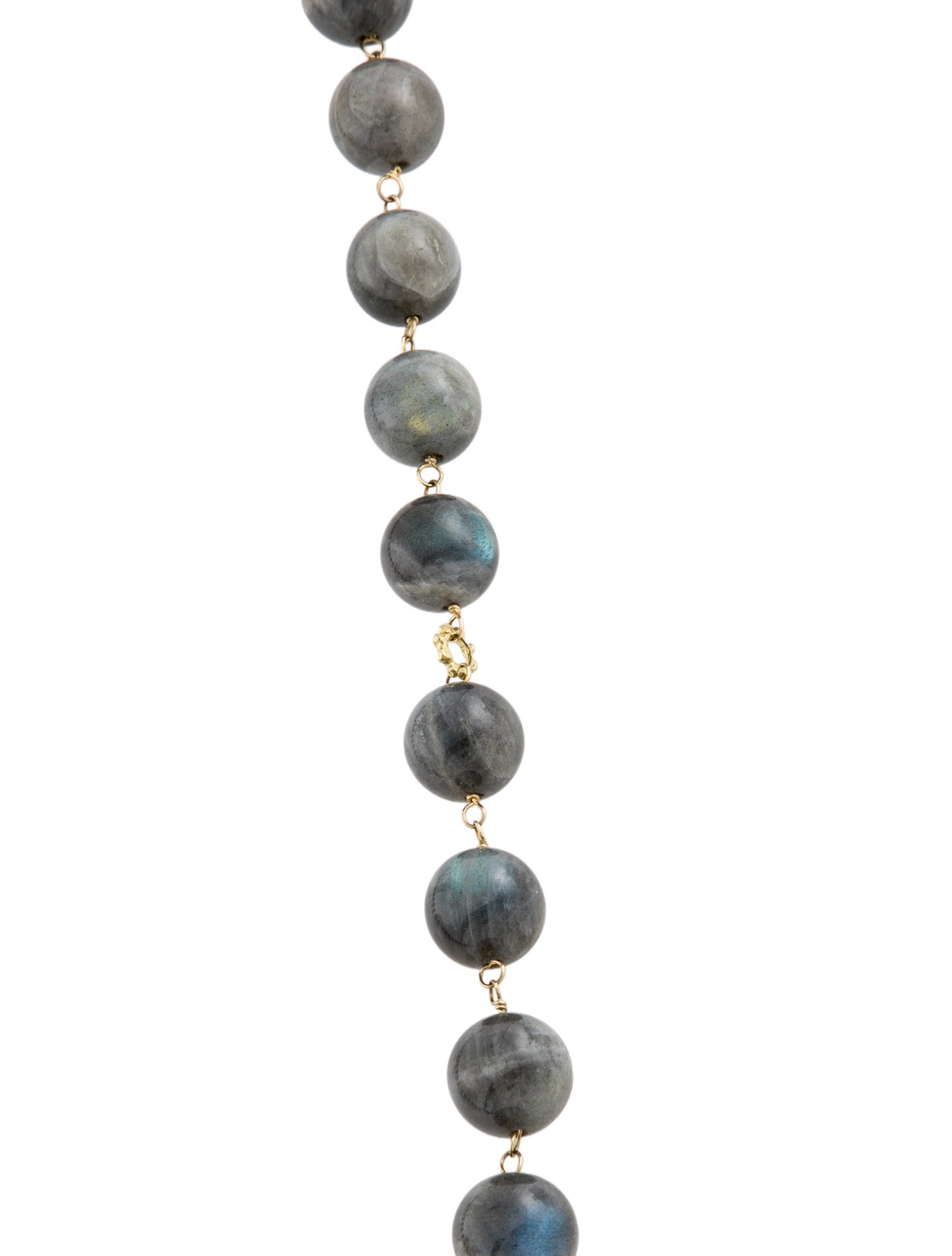 Dominique Cohen 18K Labradorite Bead Necklace