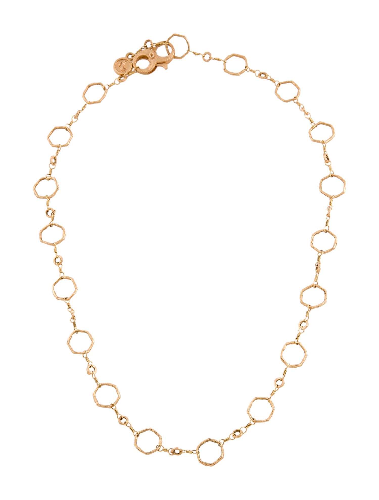 Dominique Cohen 18K Basic Hex Chain Necklace