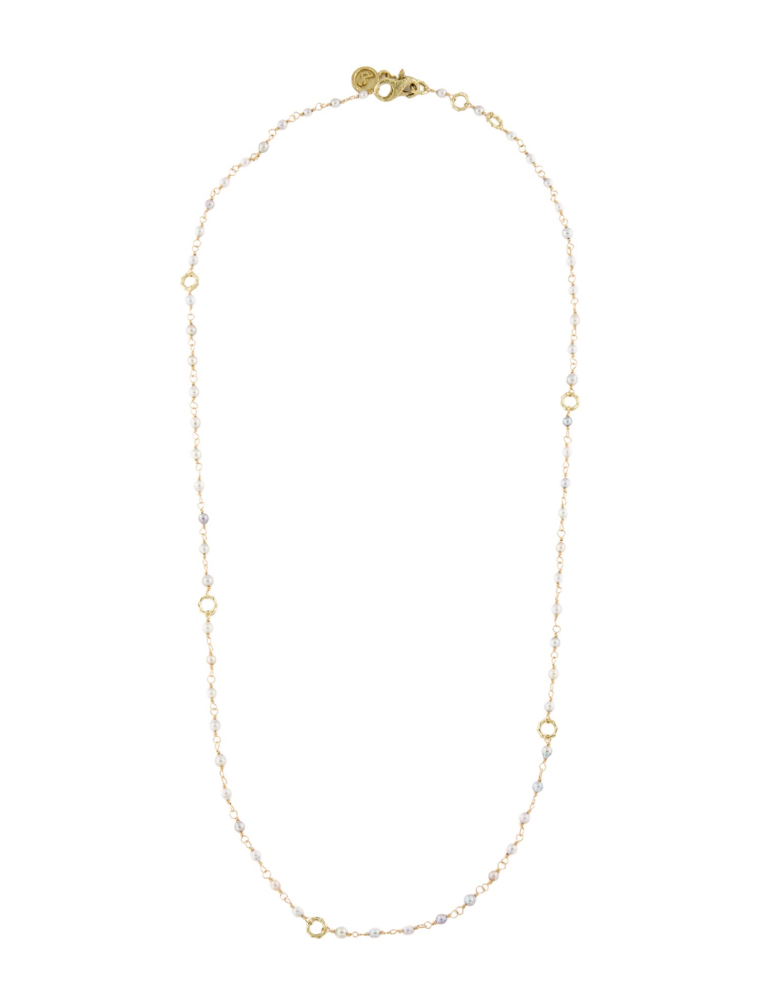Dominique Cohen 18K Pearl Sloan Lariat Convertible Necklace