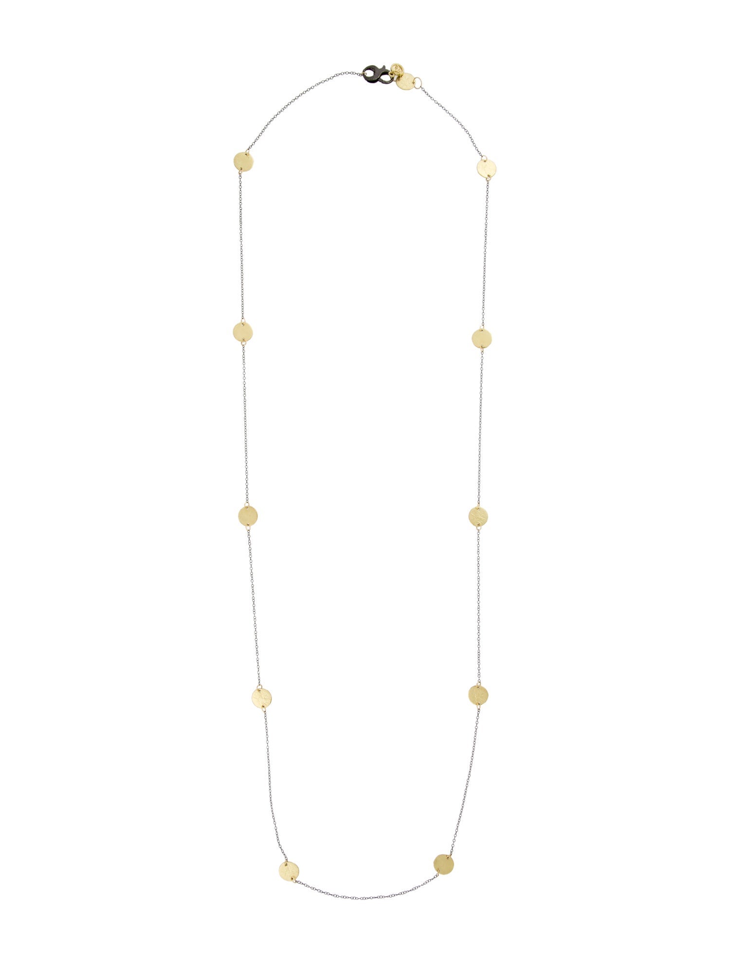Dominique Cohen Two-Tone Coin Station Necklace