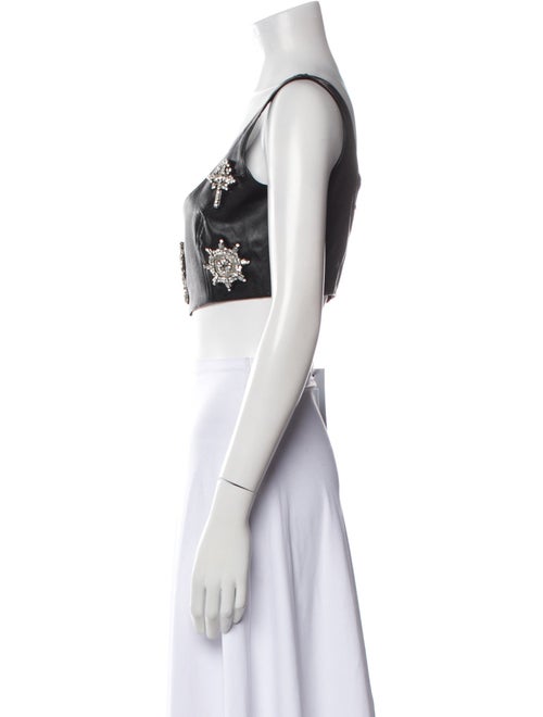 The Dolls House Lace Square Neckline Crop Top