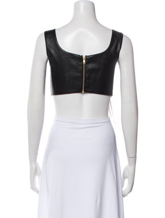 The Dolls House Lace Square Neckline Crop Top