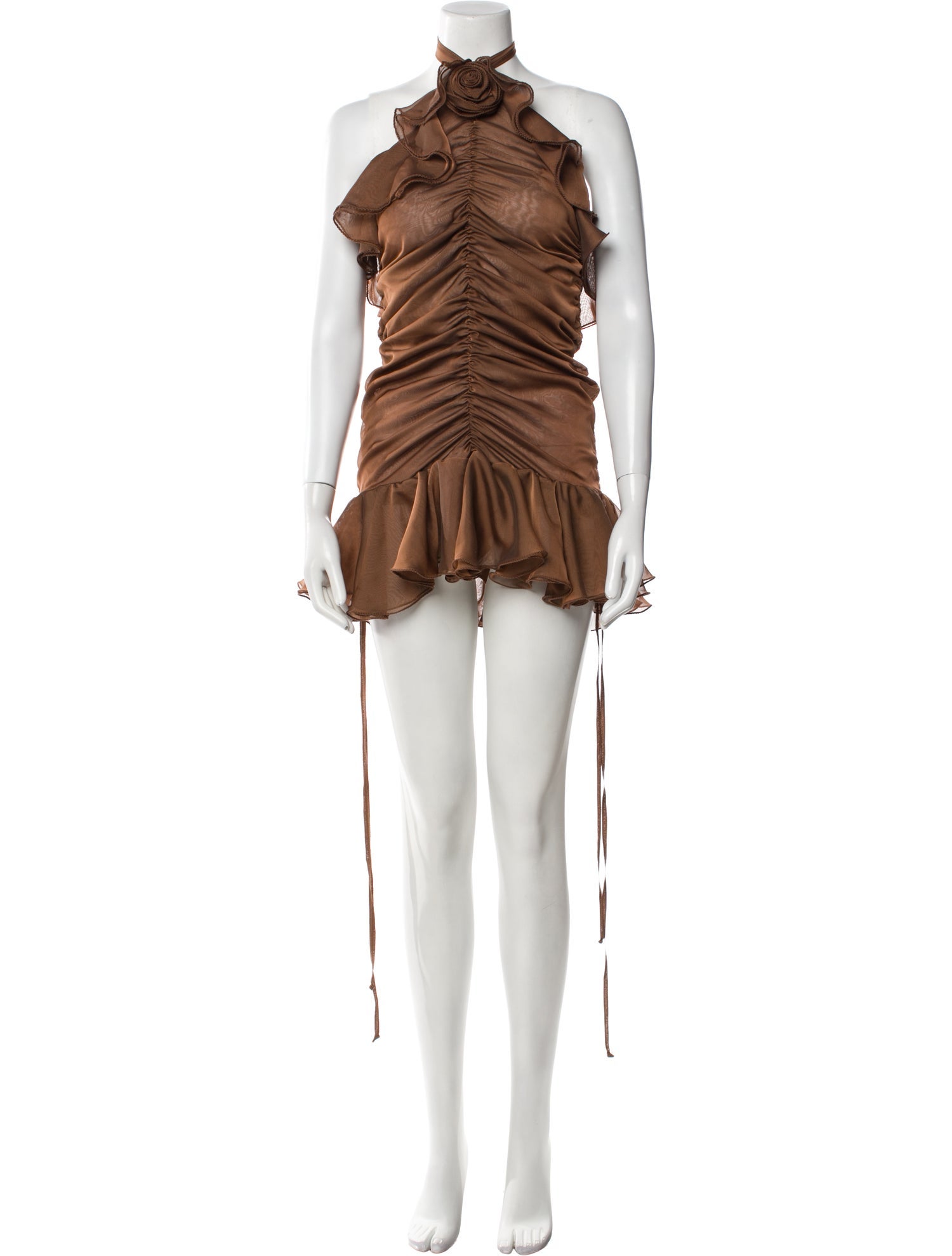 The Dolls House Mock Neck Mini Dress