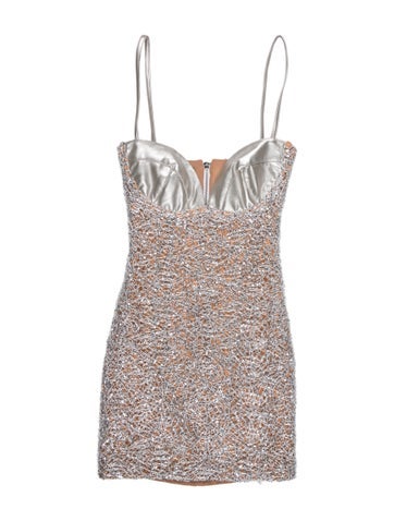 Pre-owned The Dolls House Patterned Mini Dress In Multicolor